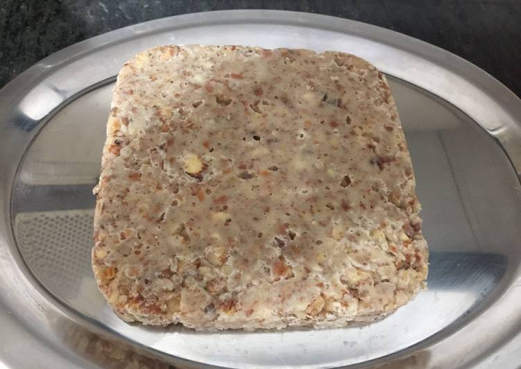 Turrón de nata y nueces en Thermomix