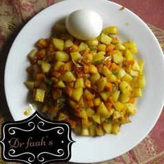 A picture of Potatoes goulash.