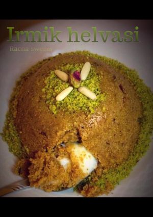 صورة لوصفة إرمك حلوىIrmik helvasi