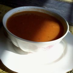 A picture of Tomato soup.