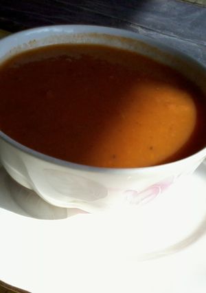 A picture of Tomato soup.
