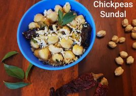 Chickpeas Sundal/ Channa sundal