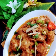 Achari chicken karahi😋 A picture of Achari chicken karahi😋.