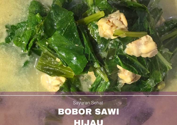 BOBOR SAWI HIJAU enak seger