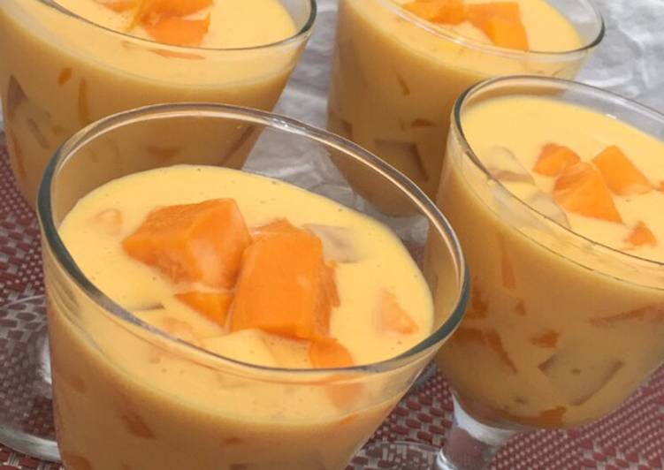 Resep Creamy Chesee Mango (Mangga sago) Anti Gagal