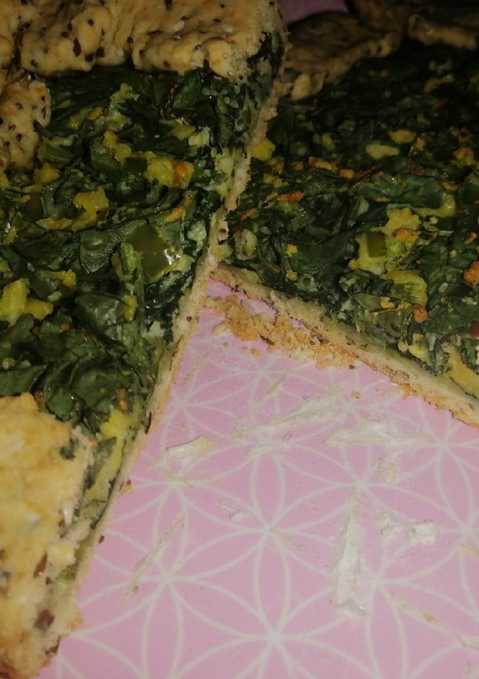 Una foto de Tarta de espinaca