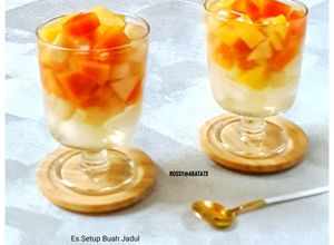 Foto resep Es Setup Buah Jadul (Bengkuang Nanas Pepaya)
