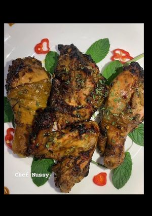 A picture of Mint flavor grilled chicken.