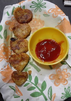 A picture of Potato cutlet.