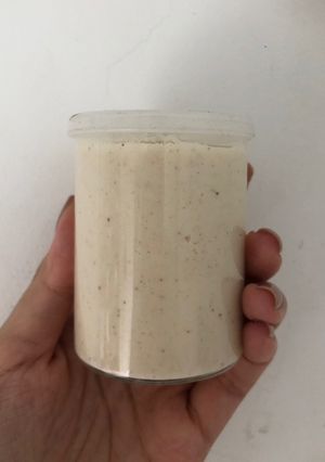 Hình của món Váng sữa dừa hạnh nhân.