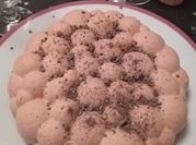 Une photo de lait, crème de marron