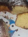Torta de vainilla con cocoa