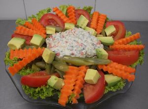 Una foto de Ensalada multicolor