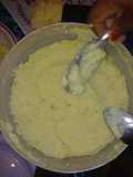 Pap with fish spice