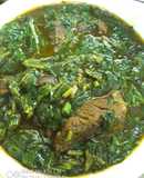 Beef Ewedu Soup(Jute Mallow Soup)