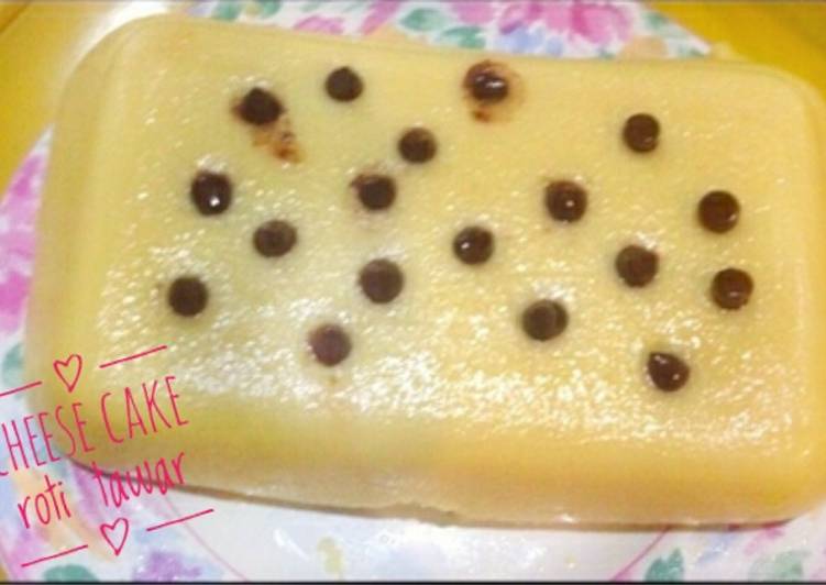 Cheese cake kukus roti tawar