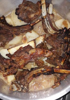 صورة لوصفة لحمه ضاني بطعم رائع🐐