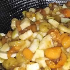 A picture of Yummy fruit chaat with a twist 🔀.