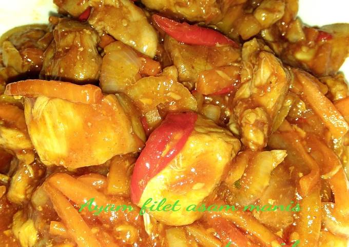 Ayam filet saus asam manis