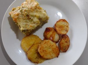Una foto de Budín de brócoli