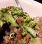 Easy Way Prepare Recipe Steak &amp; Broccoli in Garlic Cream sauce that is Awesome, Delicious}