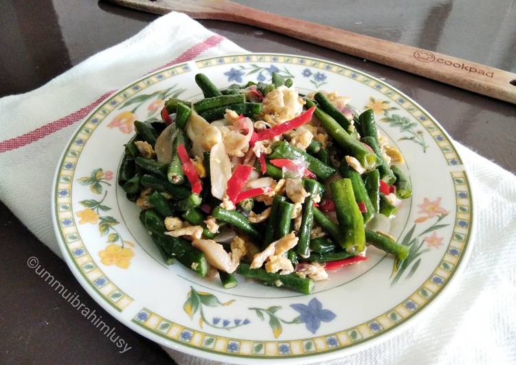 Resep Tumis Kacang Panjang Orek Telur, Menggugah Selera