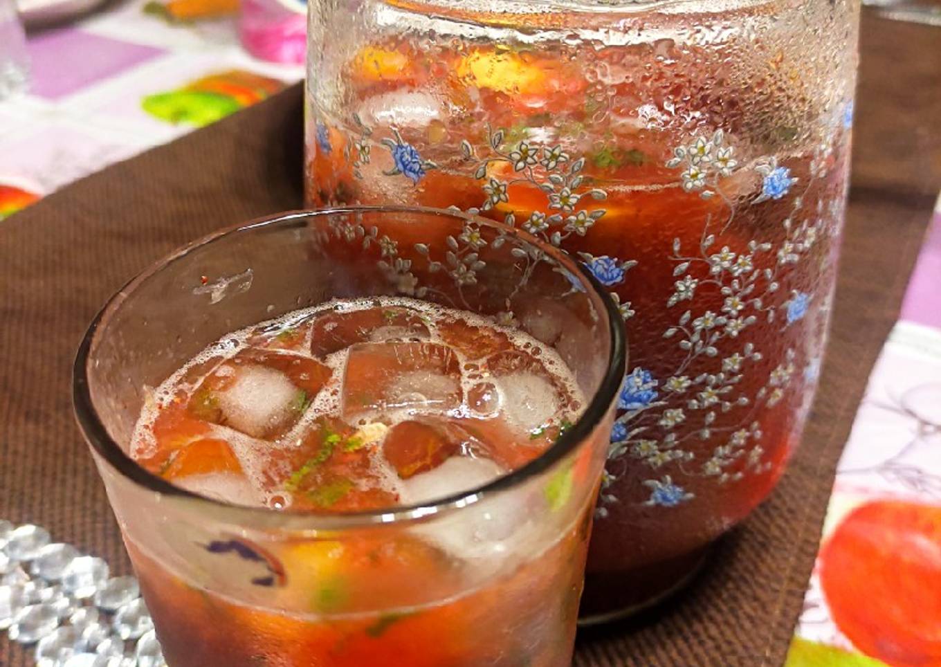Strawberry mint margarita