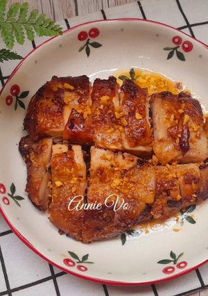 Hình của món Đùi gà rút xương nướng.