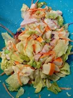 Una foto de Ensalada con queso de cabra