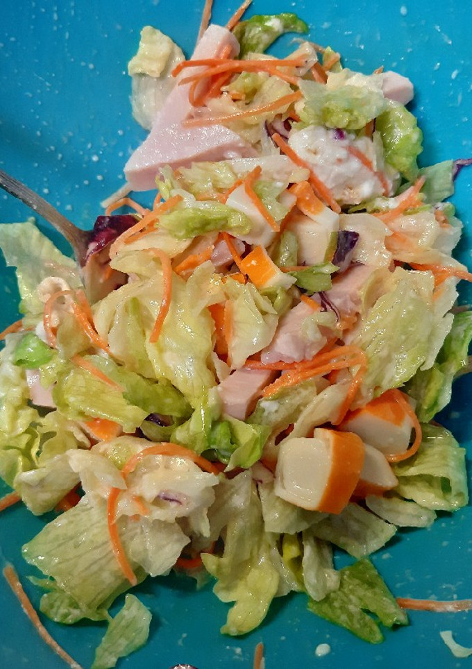 Una foto de Ensalada con queso de cabra