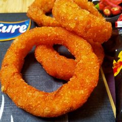 A picture of My family's favorite dish..... Onion rings.
