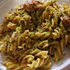 A picture of Fusilli pistacchiosi.