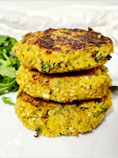 Una foto de Hamburguesas de quinoa y zanahoria