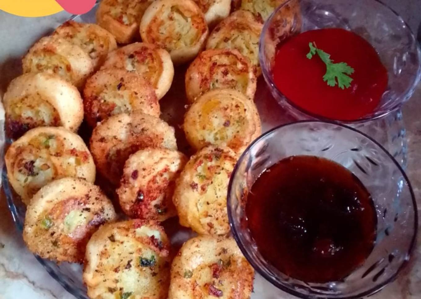 Potato pinwheels