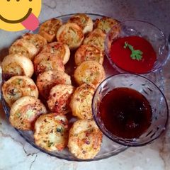 A picture of Potato pinwheels.