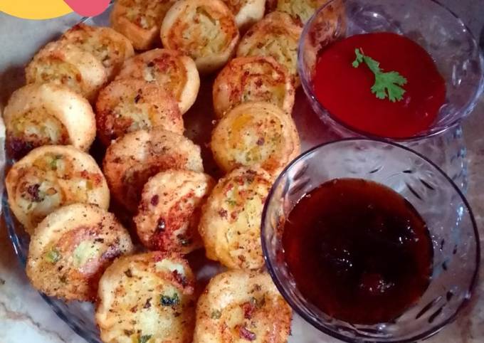 Potato pinwheels