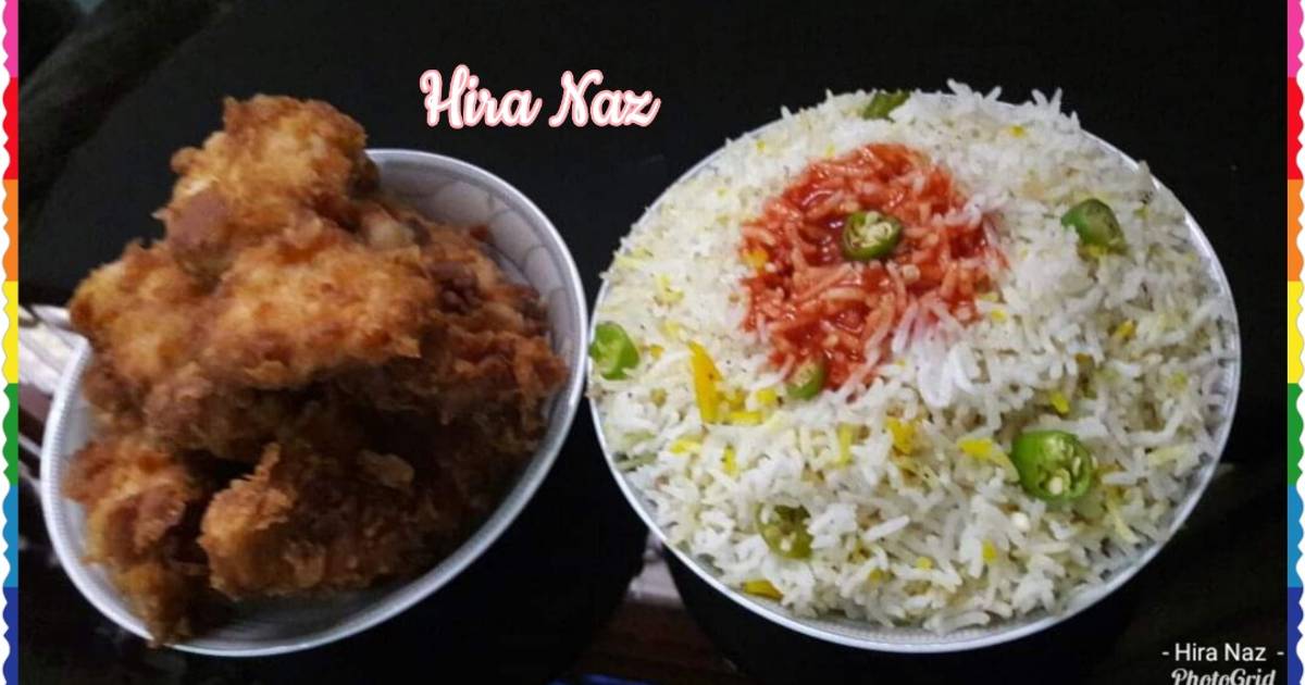 KFC HOTSHOTS WITH RICE Recipe by Hira Naz Cookpad