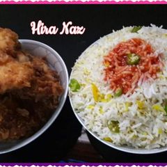 A picture of KFC HOT-SHOTS WITH RICE.