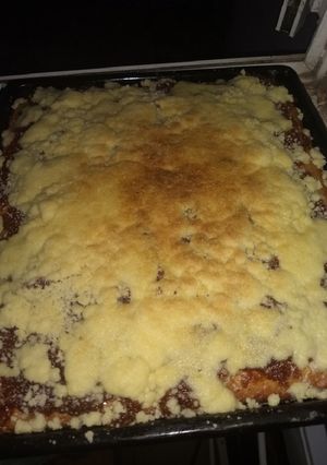 Una foto de Bizcochuelo con cobertura de torta rusa