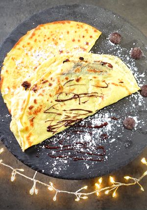 Une photo de Crêpes sucrées légères et croustillantes 😋