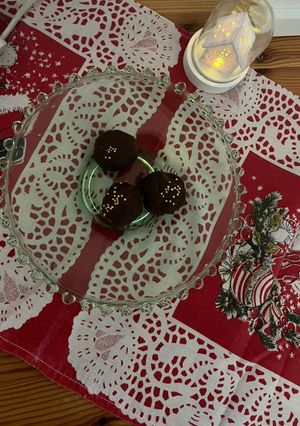 Szilveszteri kekszgolyó recept fotója