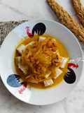 Lontong Kari Ayam Pepaya Muda