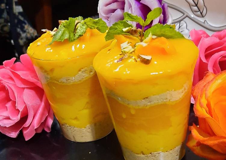 Step-by-Step Guide to Prepare Award-winning Mango custard pudding 🥭🥭