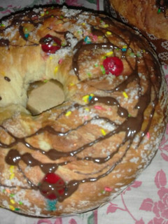 Una foto de Roscas rellenas con dulce de batata