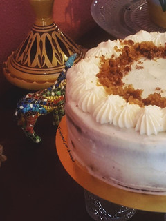 Una foto de Tarta de zanahoria y piña