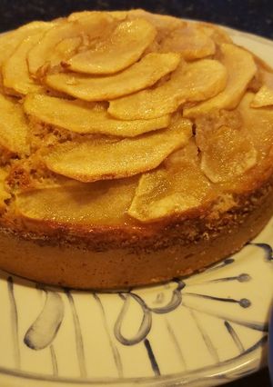 Una foto de Torta light de manzana