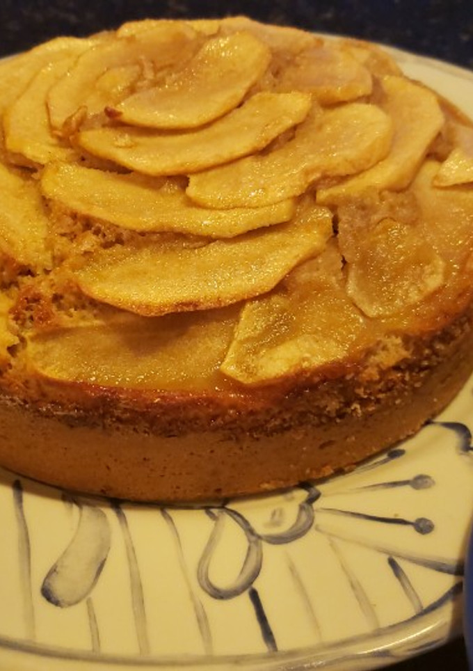 Una foto de Torta light de manzana