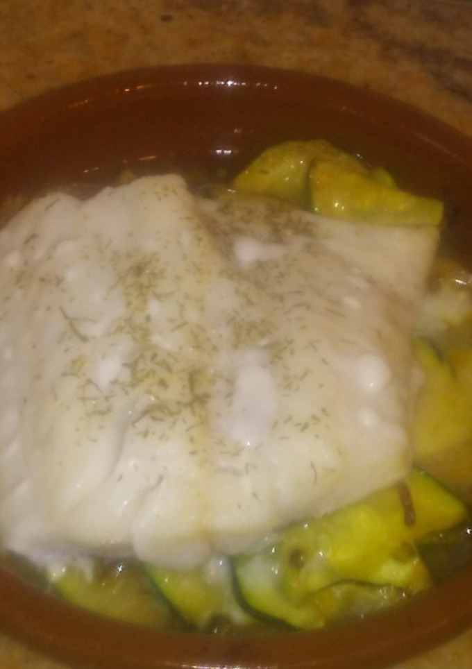 Una foto de Bacalao al horno