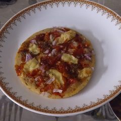 A picture of Sooji pizza.