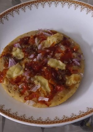 A picture of Sooji pizza.